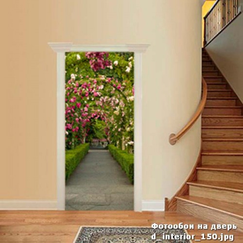 Фотообои цветочные арки Wallfix w-150