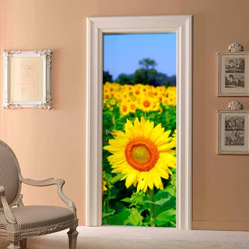 Фотообои поле подсолнухов Wallfix w-151