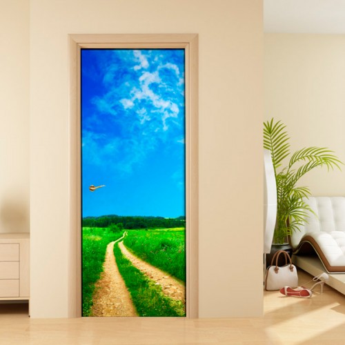 Фотообои тропинка в деревне Wallfix w-166