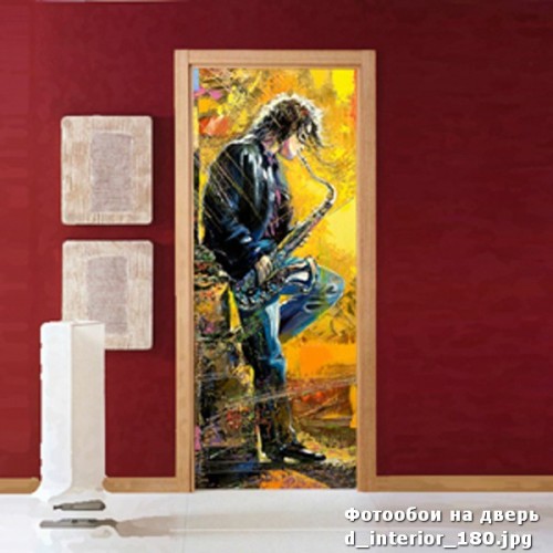 Фотообои саксофонист Wallfix w-180