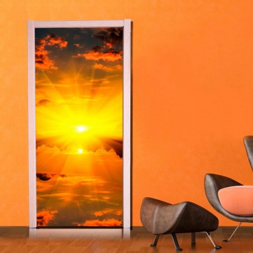 Фотообои яркое солнце Wallfix w-264