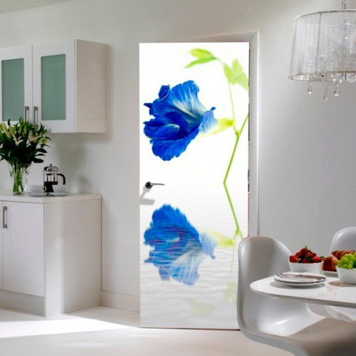 Фотообои синий цветок Wallfix w-270