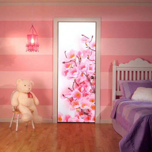 Фотообои розовый цветки Wallfix w-274