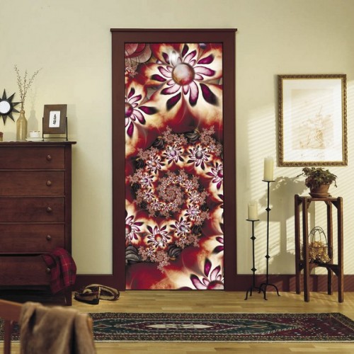 Фотообои цветочная спираль Wallfix w-277