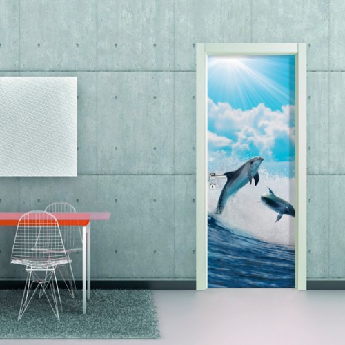 Фотообои дельфины Wallfix w-292