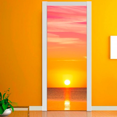 Фотообои розовый закат Wallfix w-294