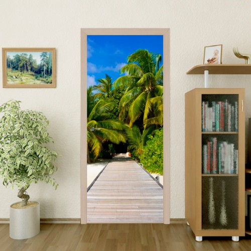 Фотообои мост на острове часть 1 Wallfix w-038