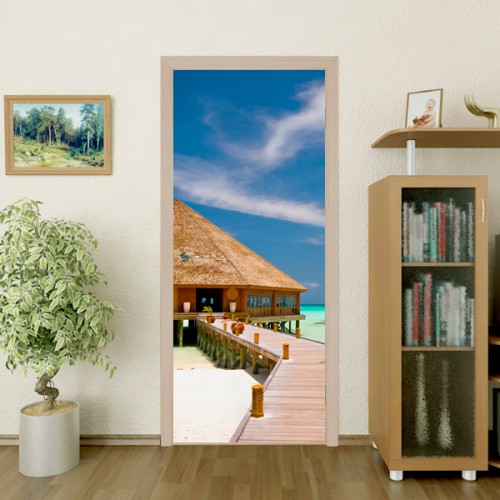 Фотообои мост на острове часть 2 Wallfix w-039