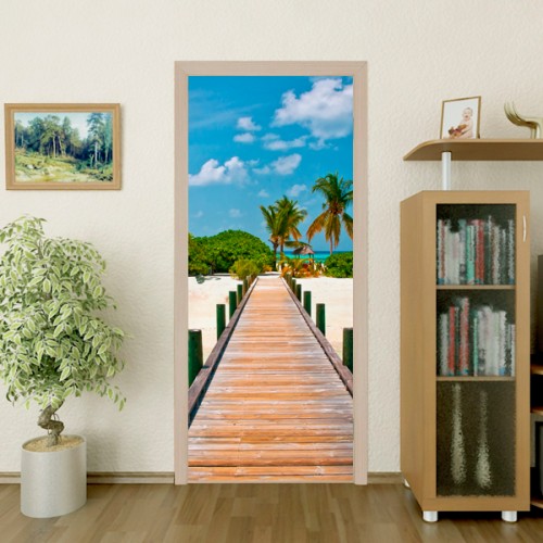 Фотообои мост на острове часть 3 Wallfix w-040