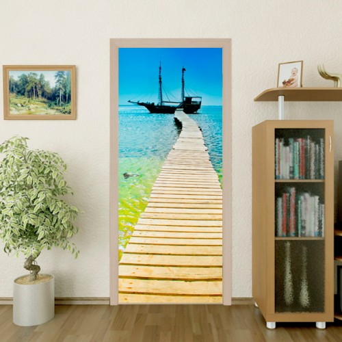 Фотообои мост на острове часть 6 Wallfix w-042