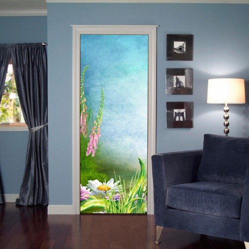 Фотообои цветочная поляна Wallfix w-066