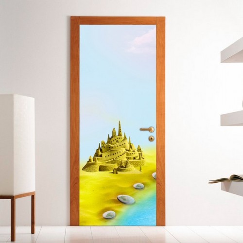 Фотообои песчаный замок Wallfix w-067