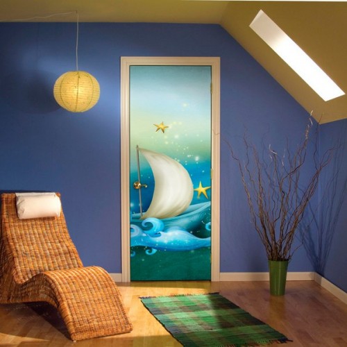 Фотообои парусная лодка Wallfix w-068