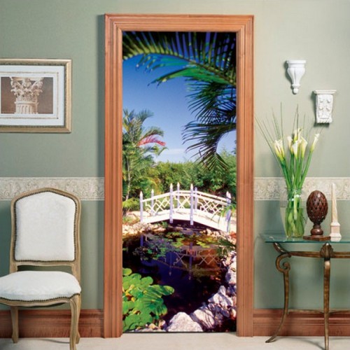 Фотообои мост в тропиках Wallfix w-086