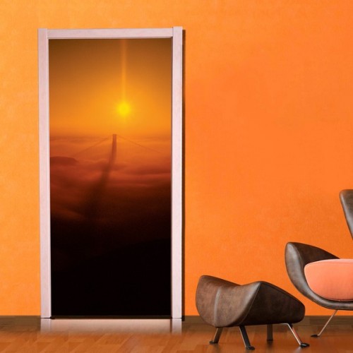 Фотообои мост в закате Wallfix w-092