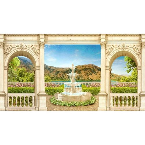 Фотосетка АРТ для декорирования заборов и сооружений, ФС036